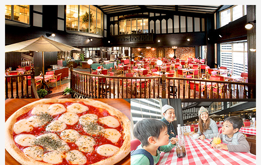 ホテル内のレストラン それぞれのオリジナルメニュー