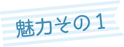 魅力その1