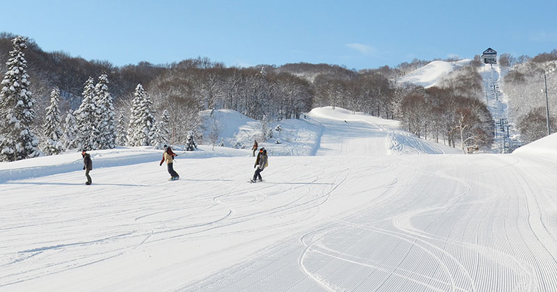 広大なスノーリゾート