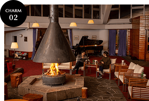 奥志賀高原ホテル 暖炉