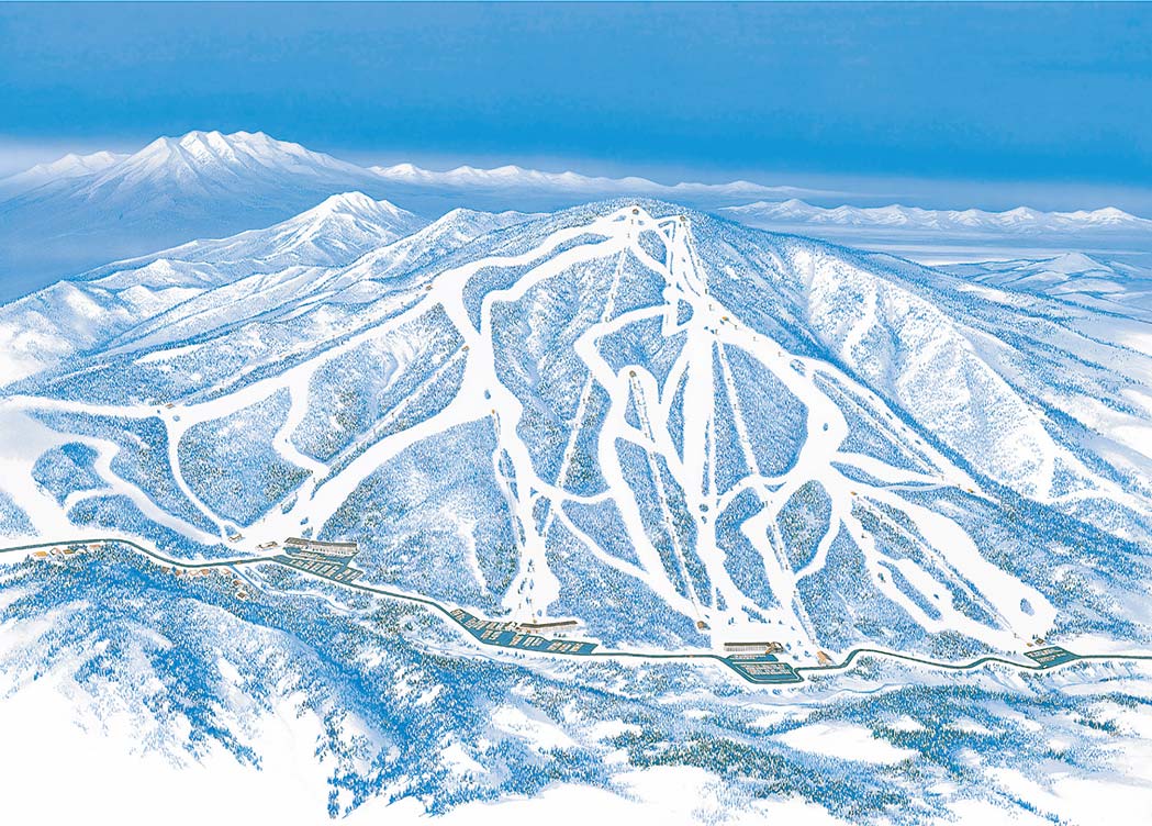 焼額山スキー場のマップ